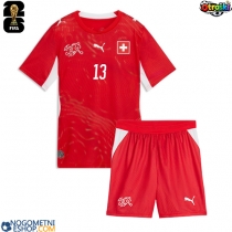 Otroški Nogometni dresi Švica Ricardo Rodriguez #13 Domači SP 2026 Kratek Rokav (+ Kratke hlače)